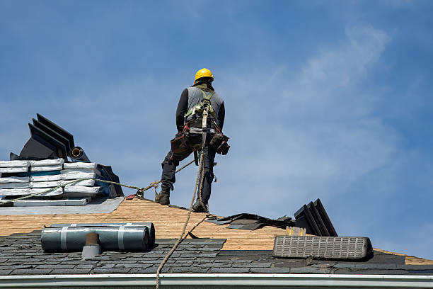 Professional Flat Roof Repair technician working in Kearney, MO